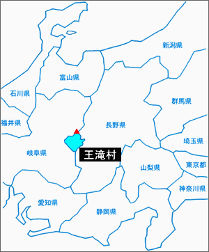 王滝村の地図