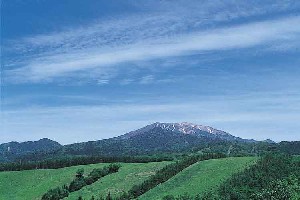 高原地区から見た御嶽山