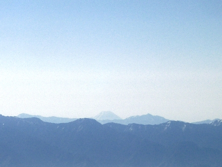 天気の良い日は富士山が見えます。